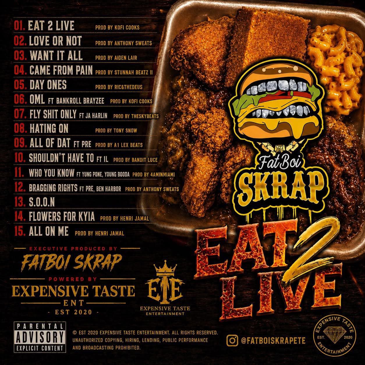 Fatboi Skrap — Eat 2 Live artwork